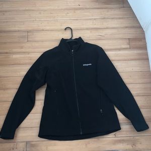 Women’s Patagonia rain jacket black size large